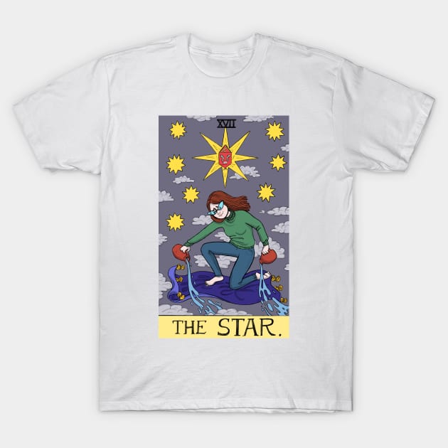 Betty as The Star tarot T-Shirt by sadnettles